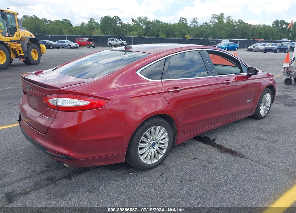 2013 FORD FUSION ENERGI TITANIUM VIN: 3FA6P0SU8DR260096