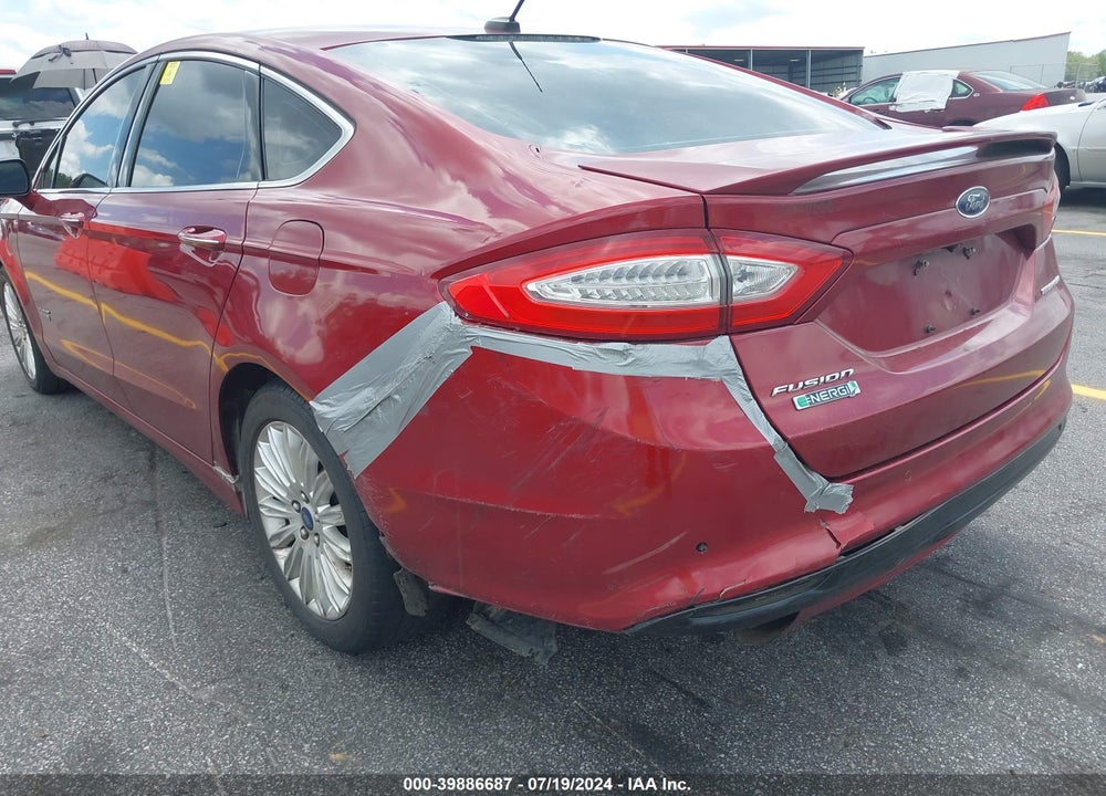 2013 FORD FUSION ENERGI TITANIUM VIN: 3FA6P0SU8DR260096