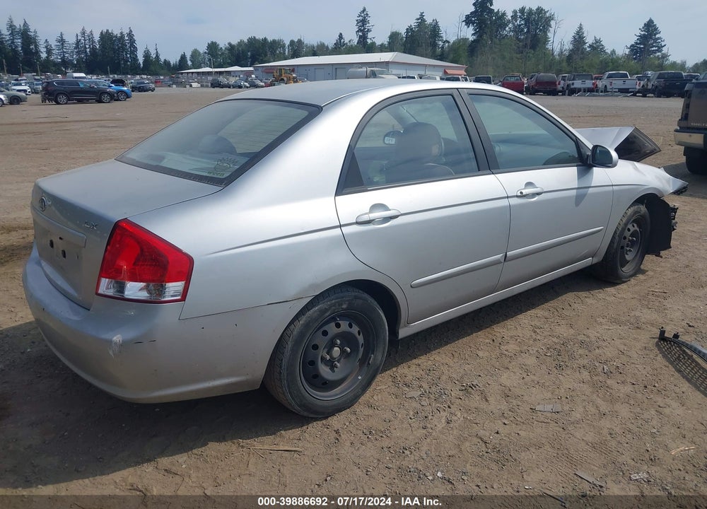 2008 KIA SPECTRA LX VIN: KNAFE121985516070