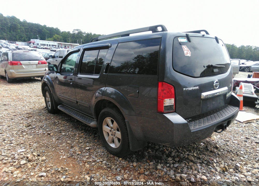 2012 NISSAN PATHFINDER SV VIN: 5N1AR1NB0CC611848