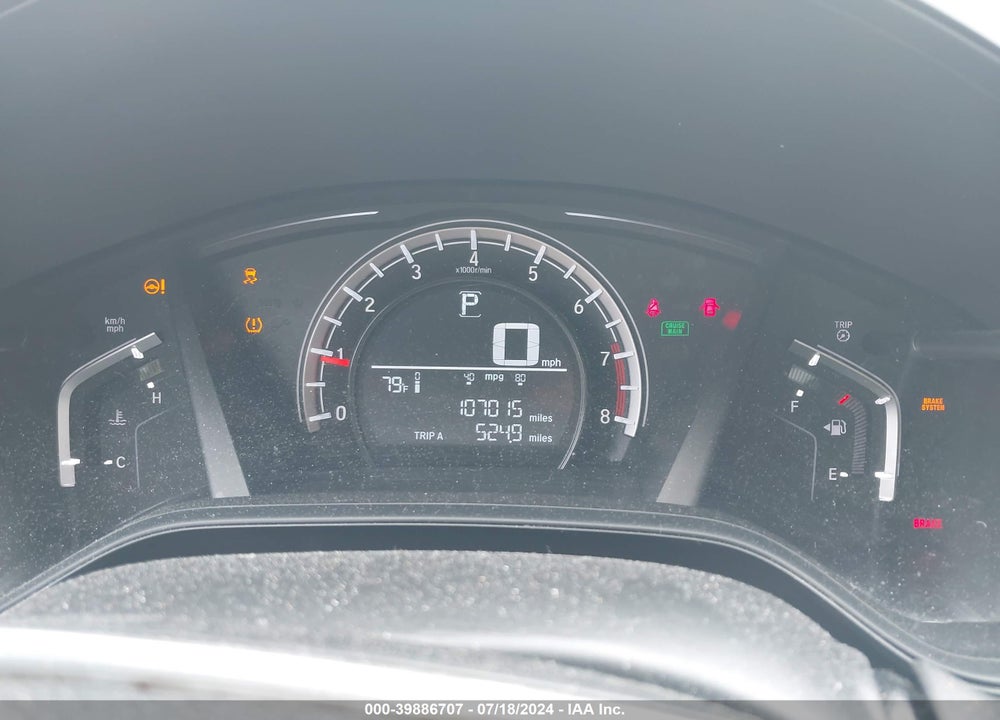 2019 HONDA CR-V VIN: 2HKRW5H33KH407656