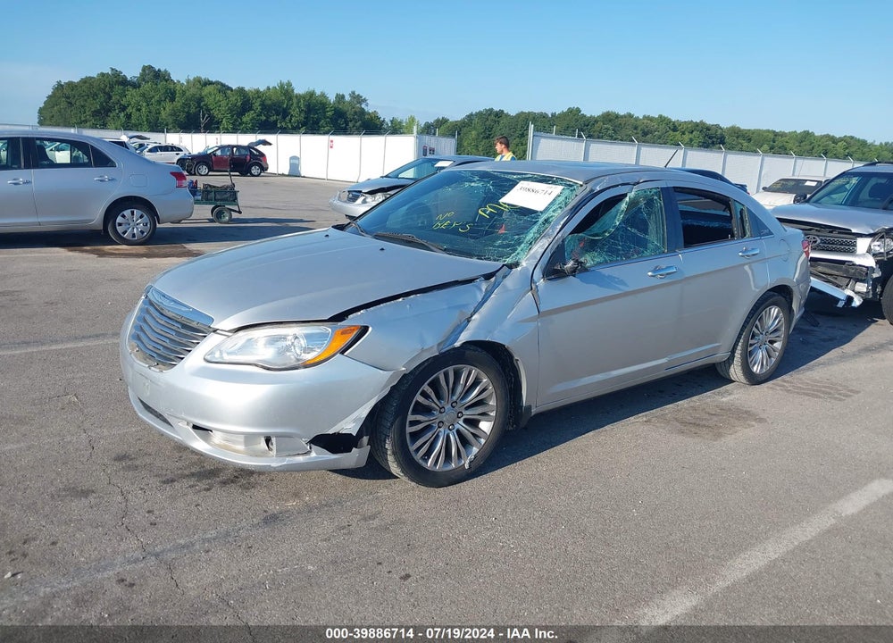 2012 CHRYSLER 200 LIMITED VIN: 1C3CCBCG6CN304762