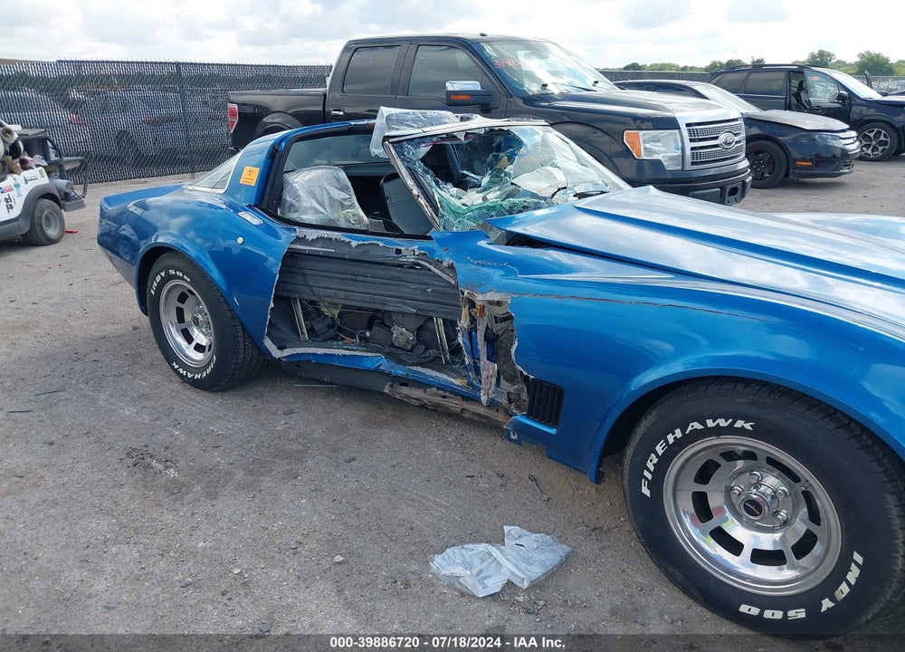 1981 CHEVROLET CORVETTE VIN: 1G1AY8765B5108313