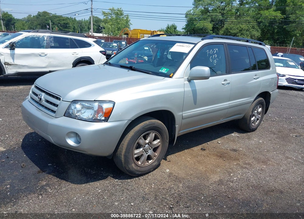 2007 TOYOTA HIGHLANDER V6 VIN: JTEHP21A270189760