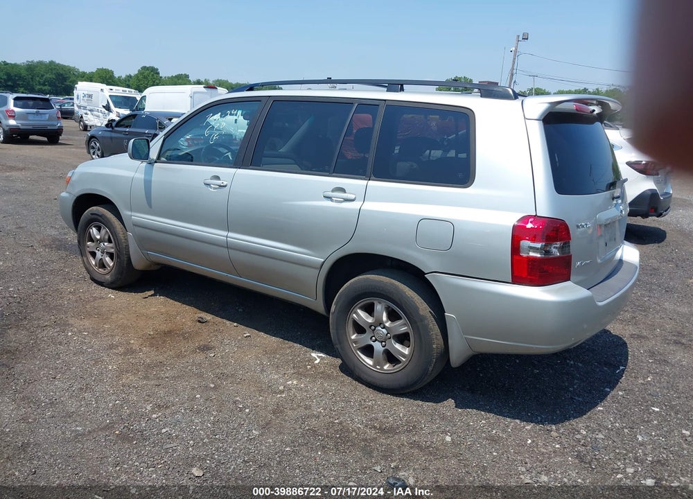 2007 TOYOTA HIGHLANDER V6 VIN: JTEHP21A270189760