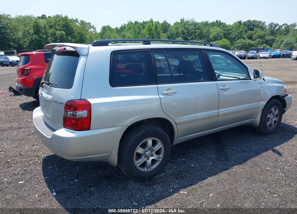 2007 TOYOTA HIGHLANDER V6 VIN: JTEHP21A270189760