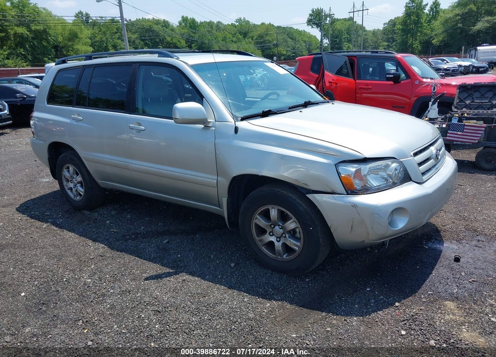 2007 TOYOTA HIGHLANDER V6 VIN: JTEHP21A270189760
