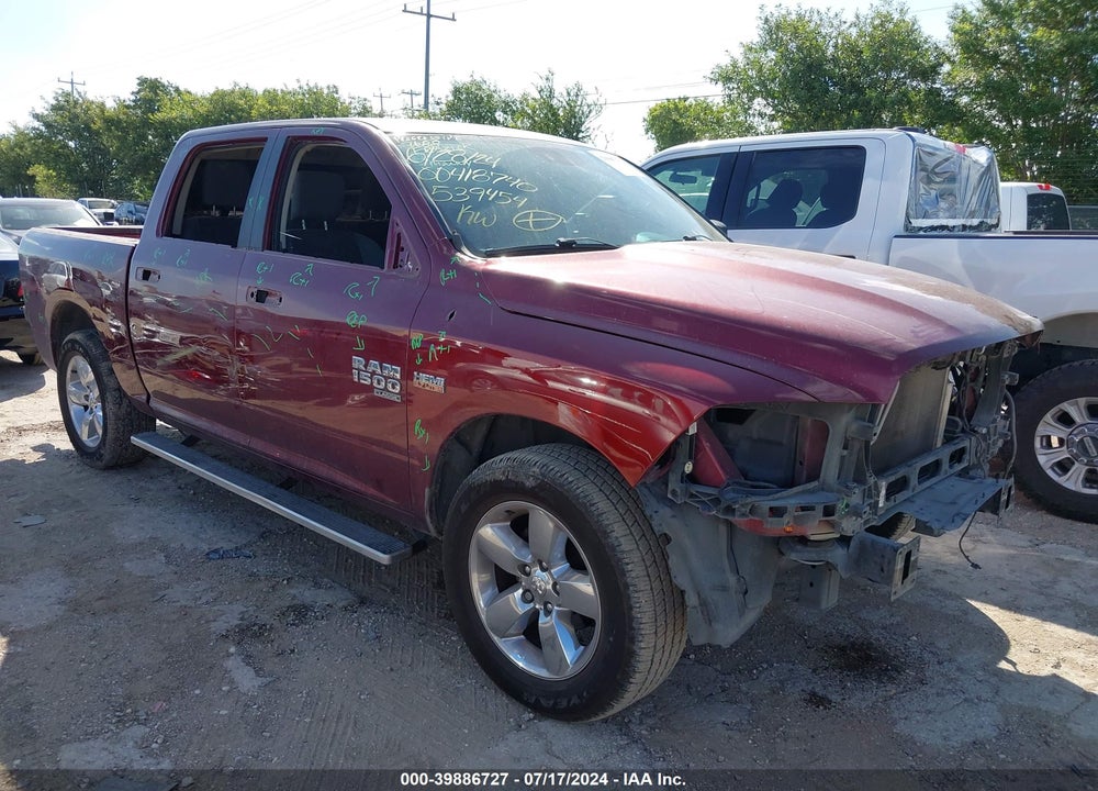 2019 STAR RAM 1500 CLASSIC LONE   4X2 5'7 BOX VIN: 1C6RR6LT8KS539454