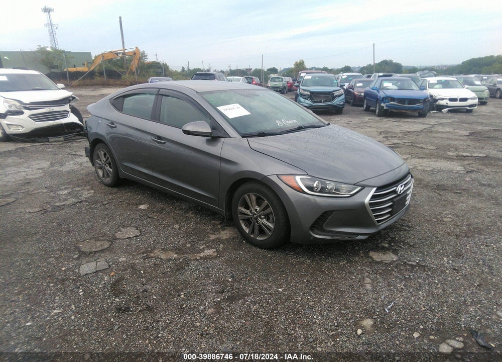 2018 HYUNDAI ELANTRA SEL VIN: 5NPD84LF2JH300998