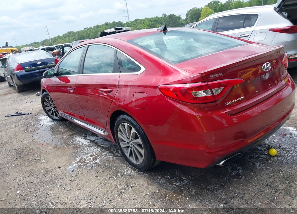 2015 HYUNDAI SONATA SPORT VIN: 5NPE34AF5FH086974