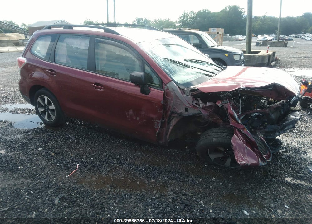 2017 SUBARU FORESTER 2.5I VIN: JF2SJABC2HH469303