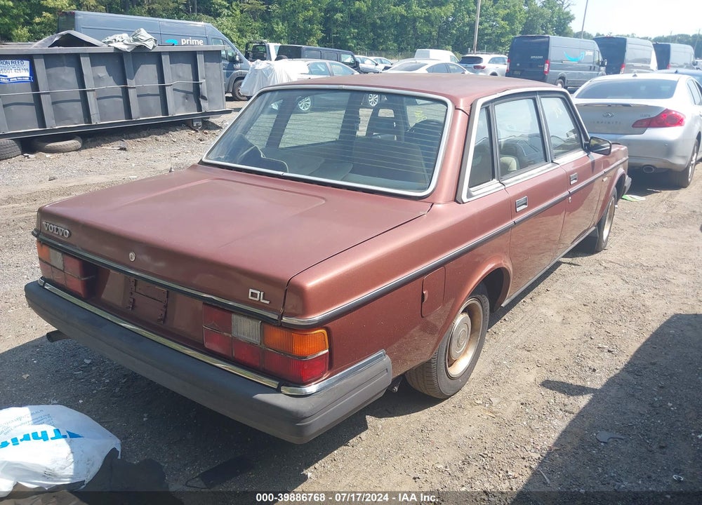 1984 VOLVO 244 DL/GL VIN: YV1AX8840E2999750