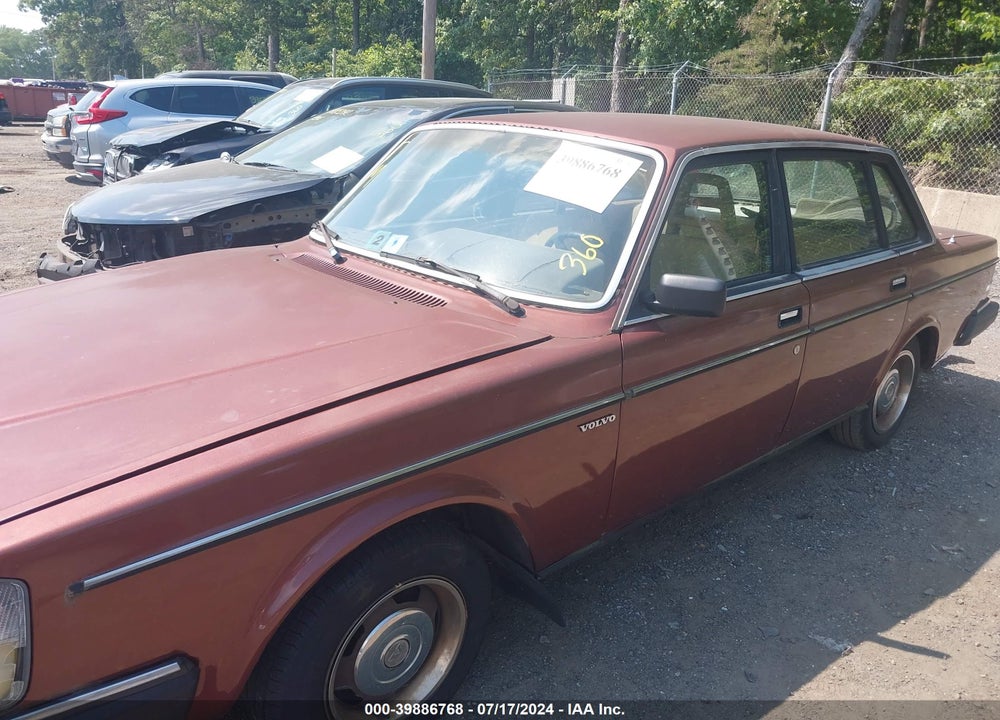 1984 VOLVO 244 DL/GL VIN: YV1AX8840E2999750