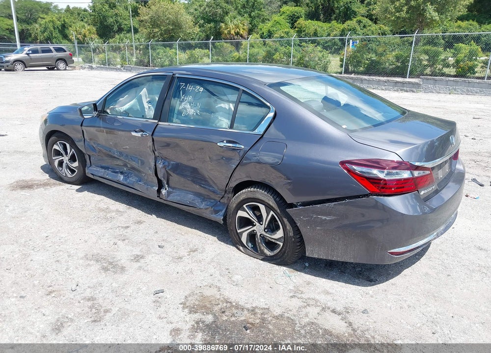 2017 HONDA ACCORD LX VIN: 1HGCR2F31HA271852