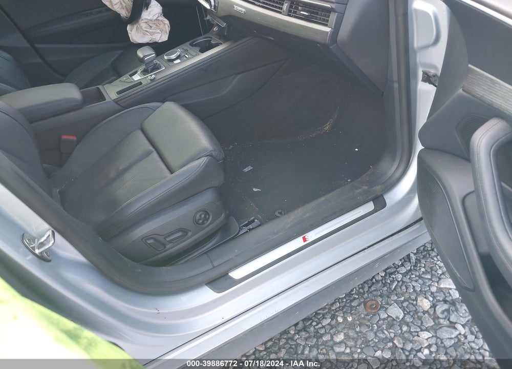 2019 AUDI A5 45 PREMIUM VIN: WAUENCF52KA016626