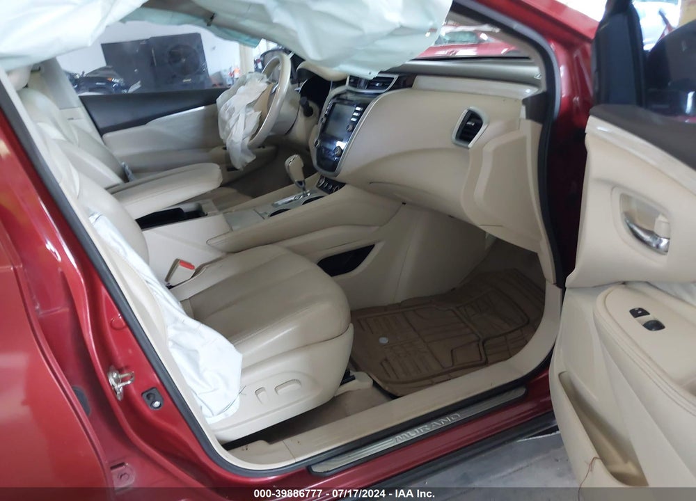 2015 NISSAN MURANO PLATINUM VIN: 5N1AZ2MG5FN231156