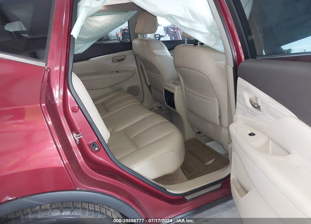 2015 NISSAN MURANO PLATINUM VIN: 5N1AZ2MG5FN231156