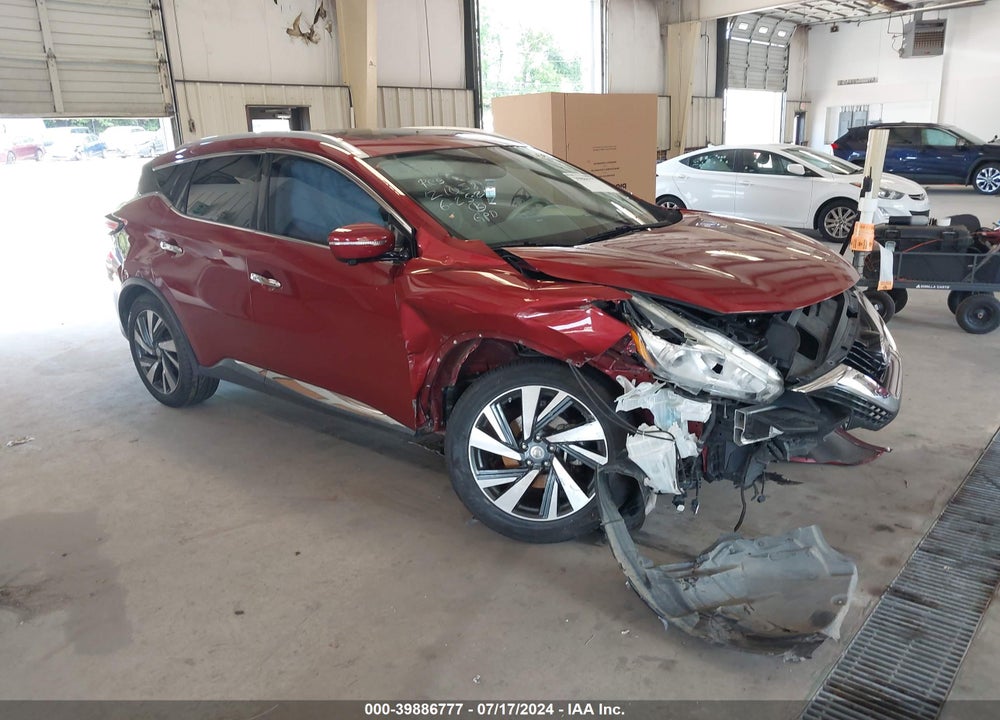2015 NISSAN MURANO PLATINUM VIN: 5N1AZ2MG5FN231156