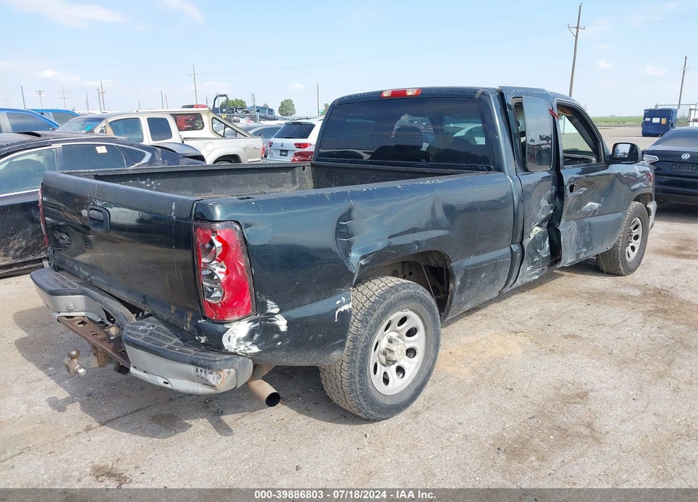 2006 CHEVROLET SILVERADO 1500 WORK TRUCK VIN: 1GCEC19X46Z293909