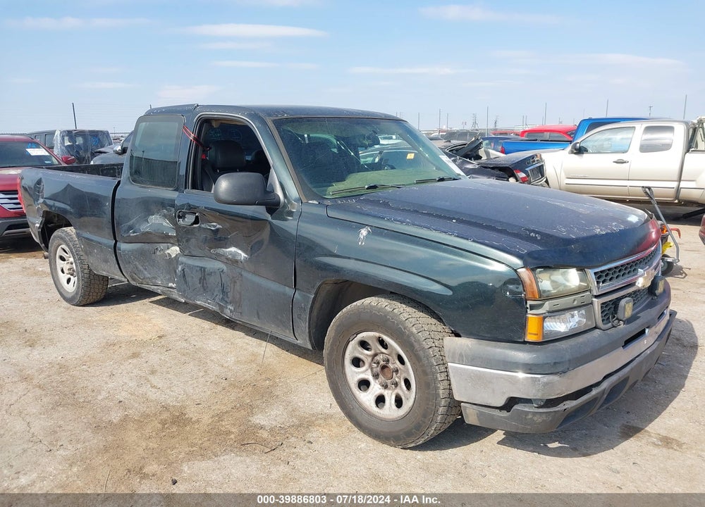 2006 CHEVROLET SILVERADO 1500 WORK TRUCK VIN: 1GCEC19X46Z293909