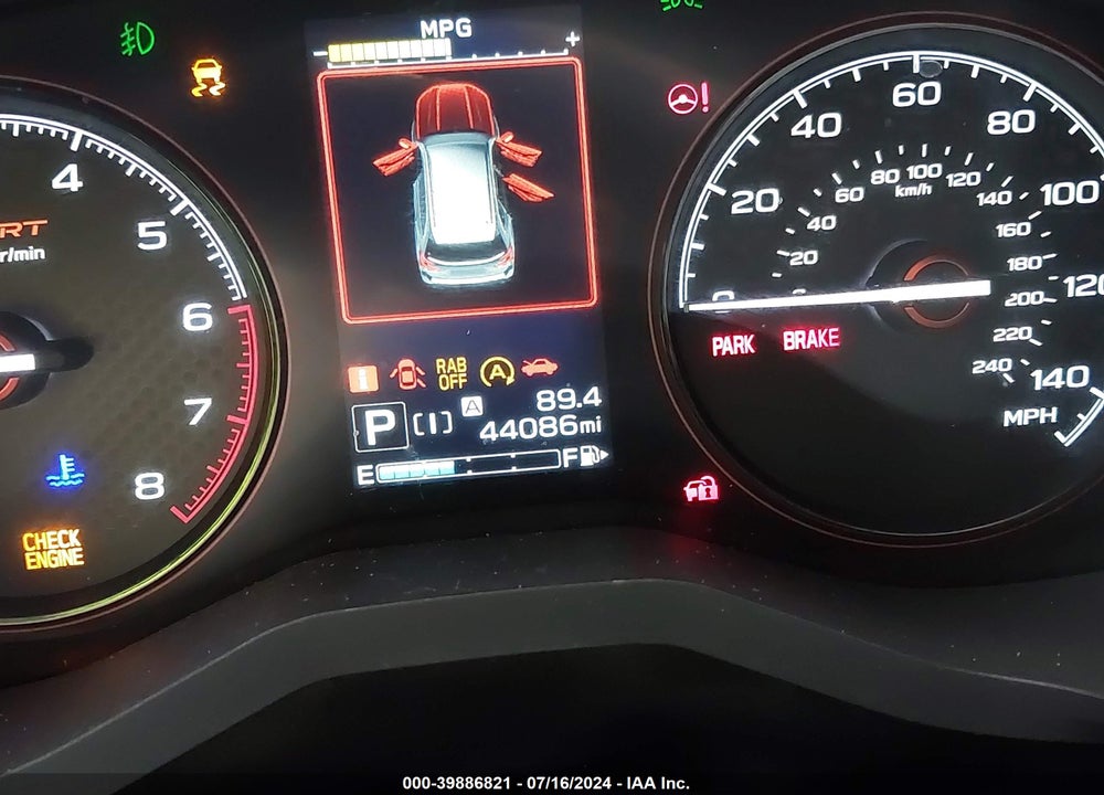 2019 SUBARU FORESTER SPORT VIN: JF2SKAPC1KH400891