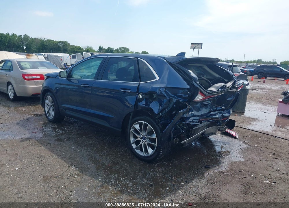 2017 FORD EDGE VIN: 2FMPK4K85HBB46015