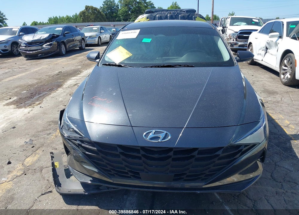 2021 HYUNDAI ELANTRA SEL VIN: 5NPLS4AG5MH028069