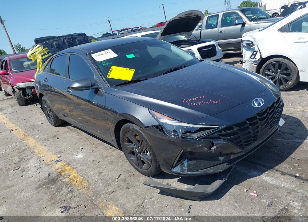2021 HYUNDAI ELANTRA SEL VIN: 5NPLS4AG5MH028069
