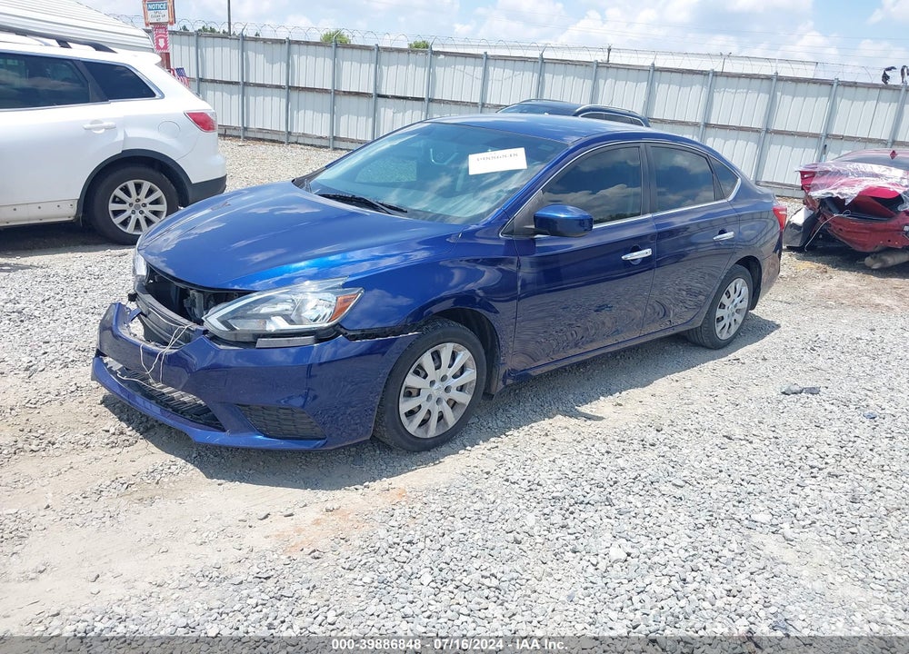 2017 NISSAN SENTRA SV VIN: 3N1AB7AP3HL712359