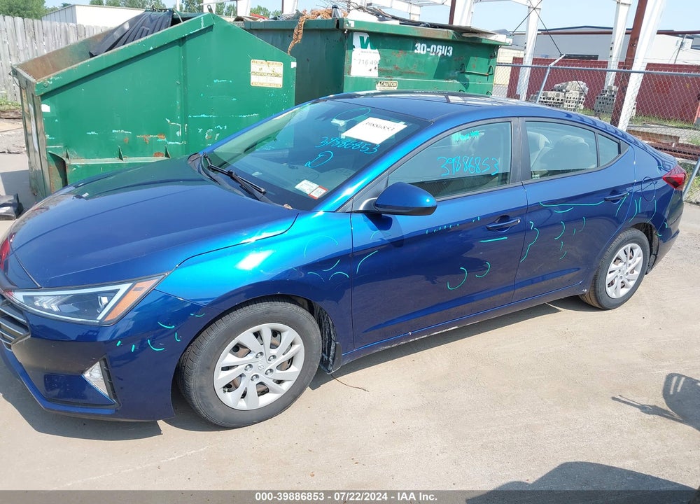 2020 HYUNDAI ELANTRA SE VIN: 5NPD74LF1LH532224