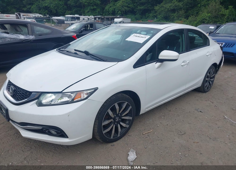 2014 HONDA CIVIC EX-L VIN: 19XFB2F93EE217966