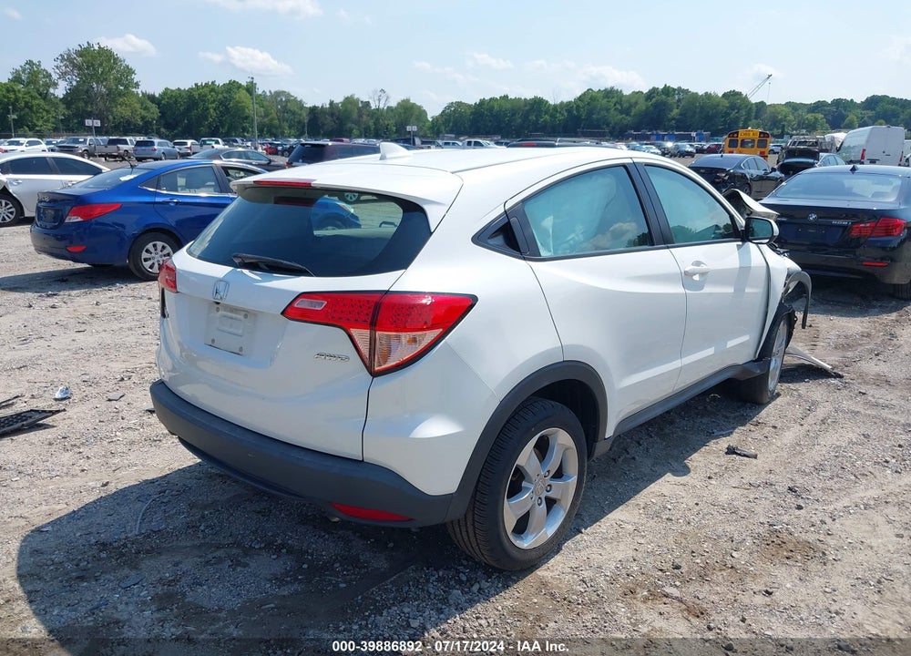 2016 HONDA HR-V LX VIN: 3CZRU6H3XGM752612