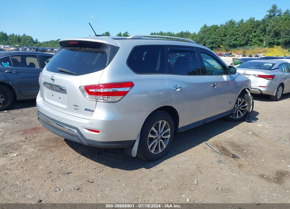 2014 NISSAN PATHFINDER HYBRID SV VIN: 5N1CR2MM1EC642188