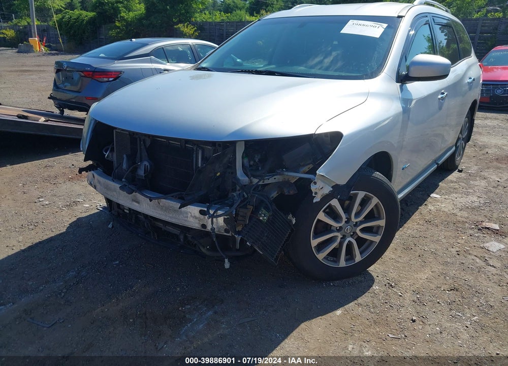 2014 NISSAN PATHFINDER HYBRID SV VIN: 5N1CR2MM1EC642188
