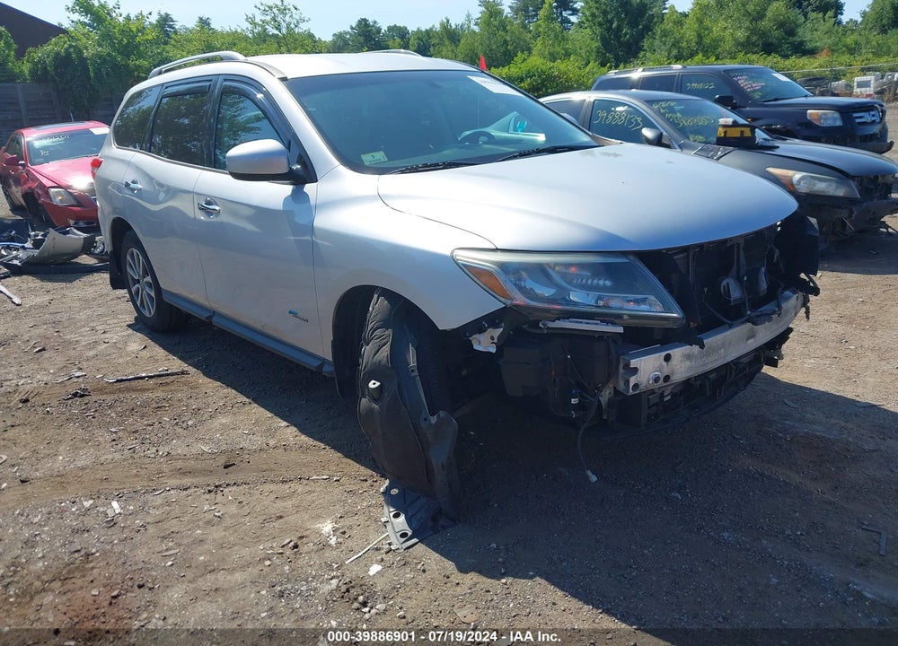 2014 NISSAN PATHFINDER HYBRID SV VIN: 5N1CR2MM1EC642188