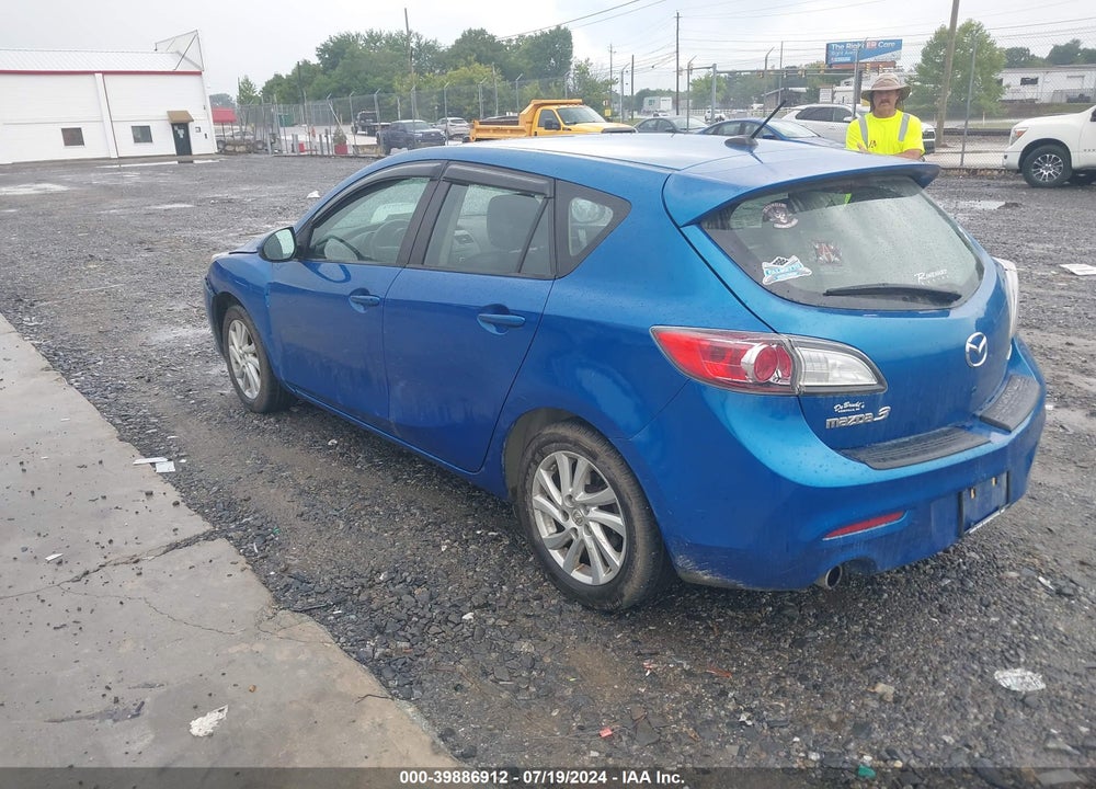 2012 MAZDA 3 I GRAND TOURING VIN: JM1BL1M7XC1639787