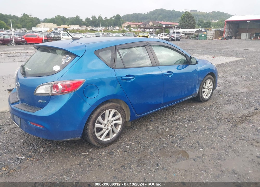 2012 MAZDA 3 I GRAND TOURING VIN: JM1BL1M7XC1639787