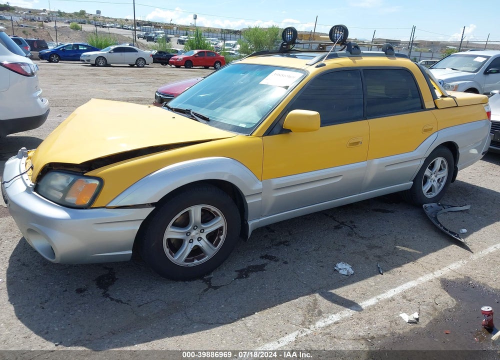 2003 SUBARU BAJA VIN: 4S4BT61C237100393