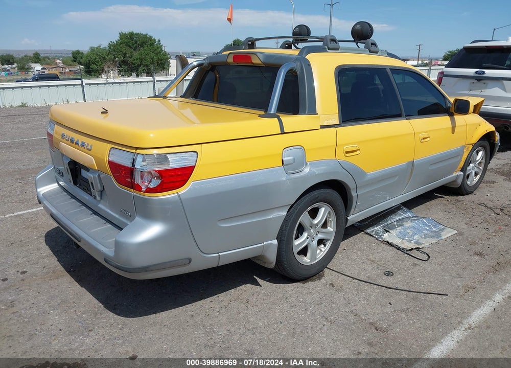 2003 SUBARU BAJA VIN: 4S4BT61C237100393