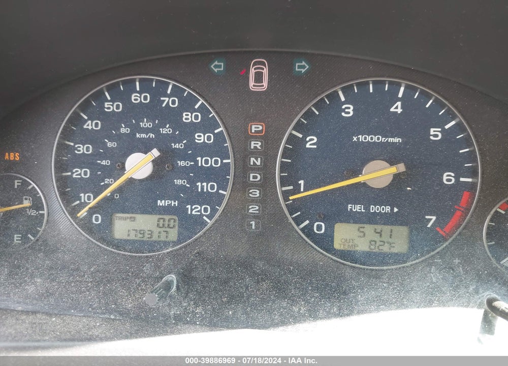 2003 SUBARU BAJA VIN: 4S4BT61C237100393