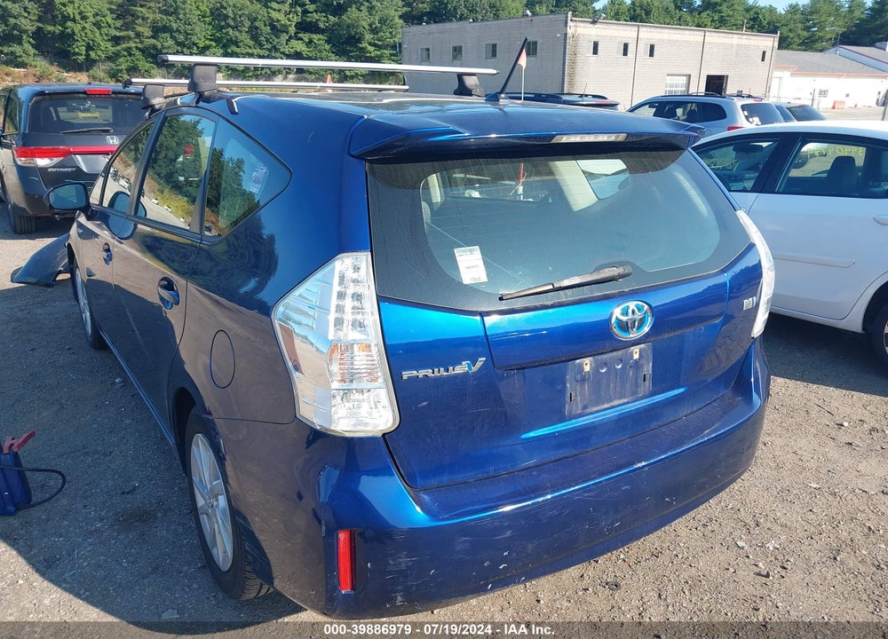 2012 TOYOTA PRIUS V TWO VIN: JTDZN3EU9C3042224