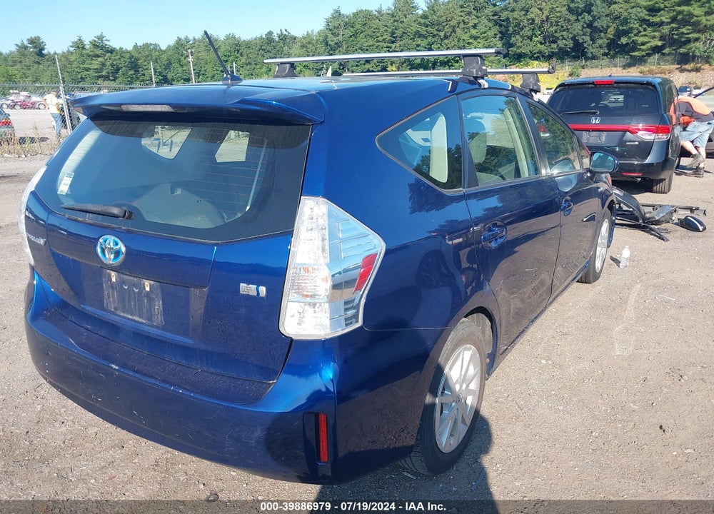 2012 TOYOTA PRIUS V TWO VIN: JTDZN3EU9C3042224