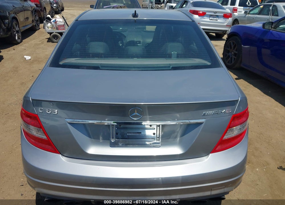 2011 MERCEDES-BENZ C 63 AMG VIN: WDDGF7HB6BF537778