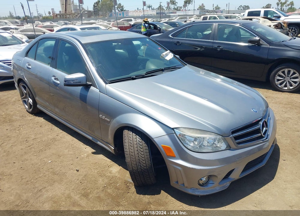 2011 MERCEDES-BENZ C 63 AMG VIN: WDDGF7HB6BF537778