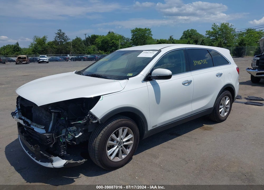 2019 KIA SORENTO 2.4L LX VIN: 5XYPGDA33KG543088