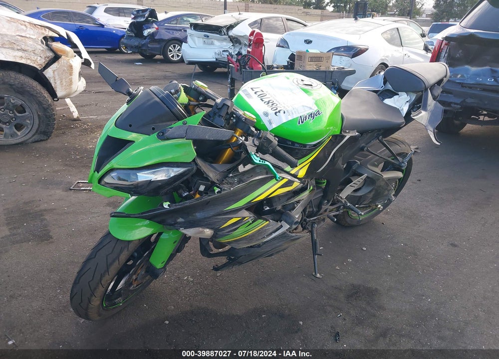 2015 KAWASAKI ZX636 E VIN: JKBZXJE15FA015869