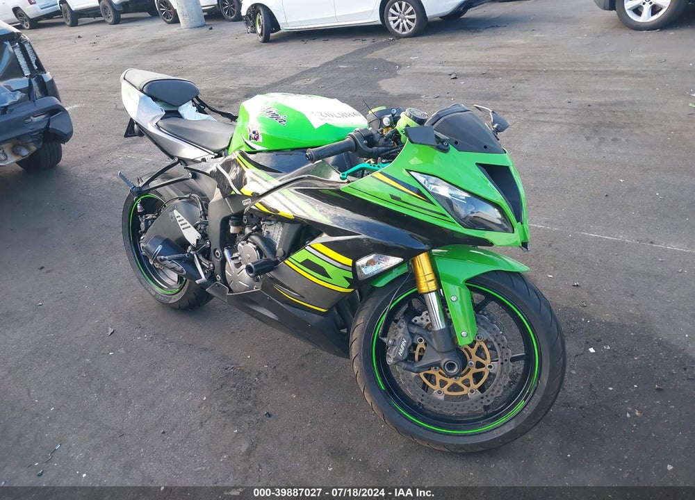 2015 KAWASAKI ZX636 E VIN: JKBZXJE15FA015869