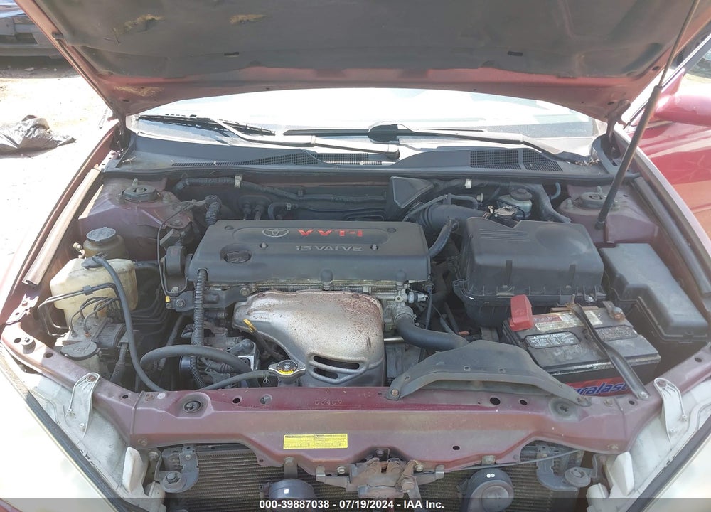 2002 TOYOTA CAMRY LE VIN: 4T1BE30K12U555639