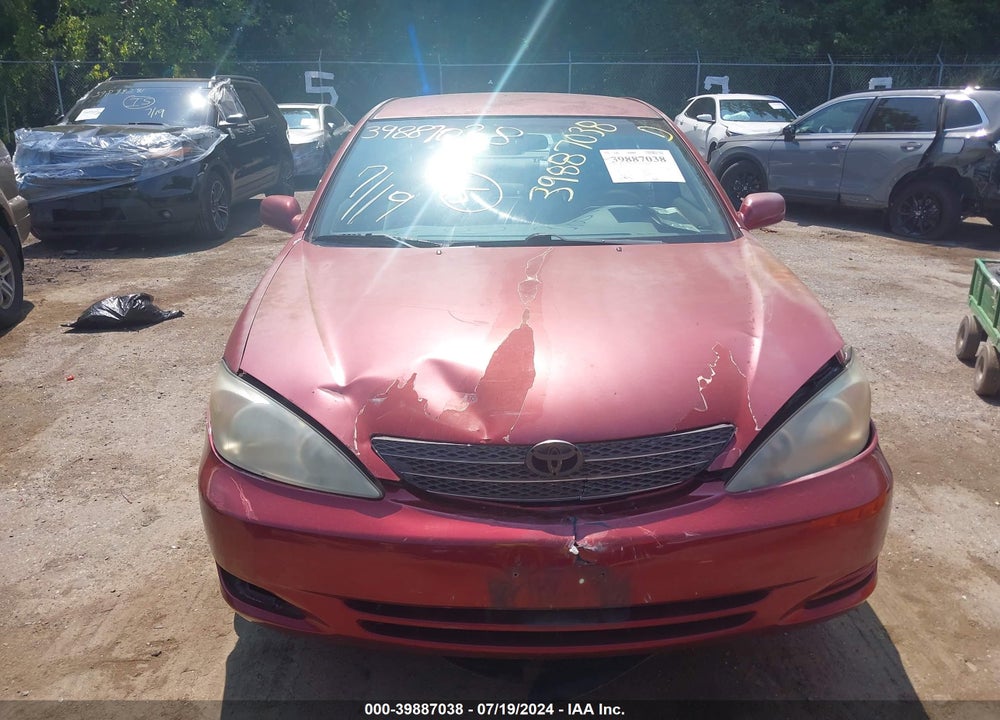 2002 TOYOTA CAMRY LE VIN: 4T1BE30K12U555639