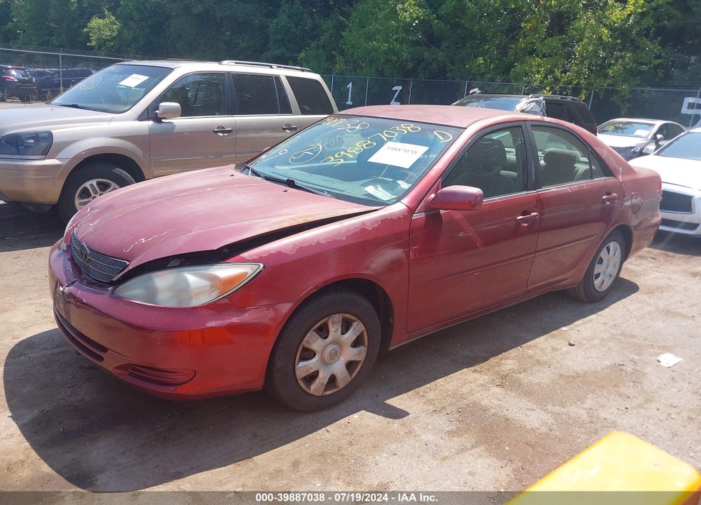 2002 TOYOTA CAMRY LE VIN: 4T1BE30K12U555639